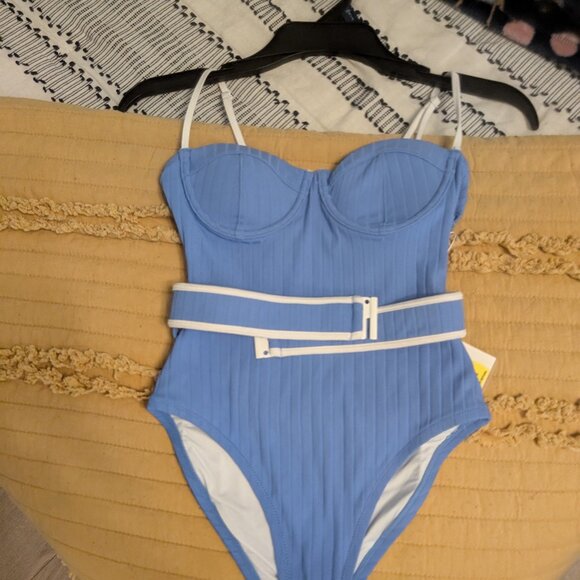 Swimsuit one piece Blue - Picture 1 of 4